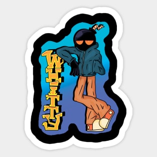 FNF Whitty graffiti letters Sticker